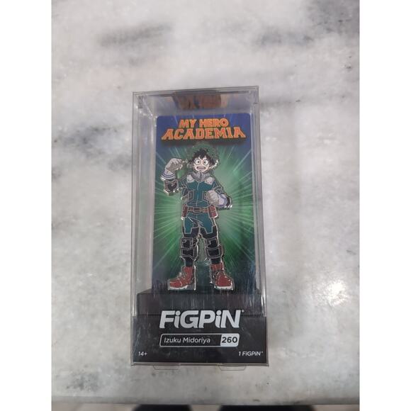 FiGPiN #260, My Hero Academia Izuku Midoriya, Hard Case, Enamel Pin, Locked‎ - Picture 1 of 5